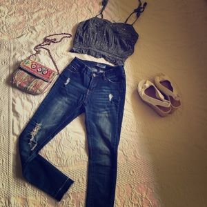 American eagle crop top